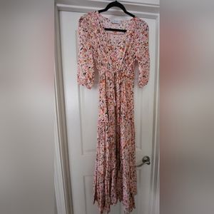 Flowy floral dress